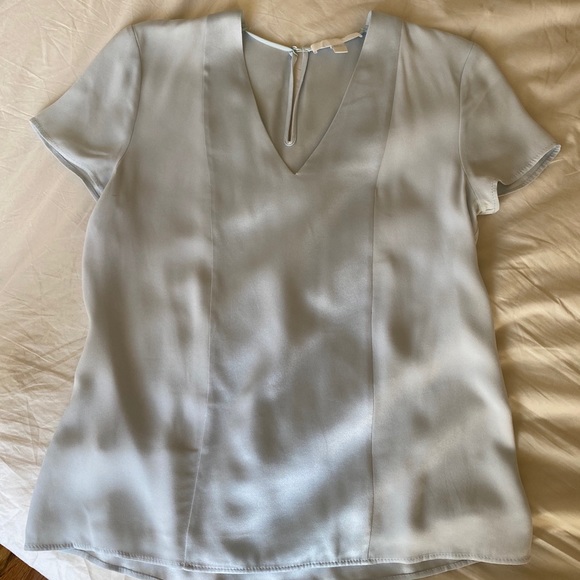 Boss Light Blue Blouse 6 - Picture 4 of 8